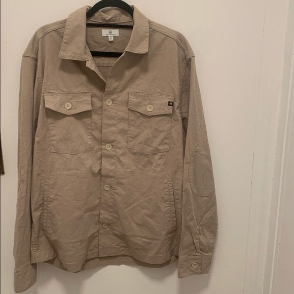Ag Adriano Goldschmied Other - Ag Adriano Goldschmied Men's Tan Shirt Jacket